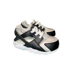 Nike Huarache Run Black Neutral Grey Toddler TD Size 7C Sneakers 704950-044